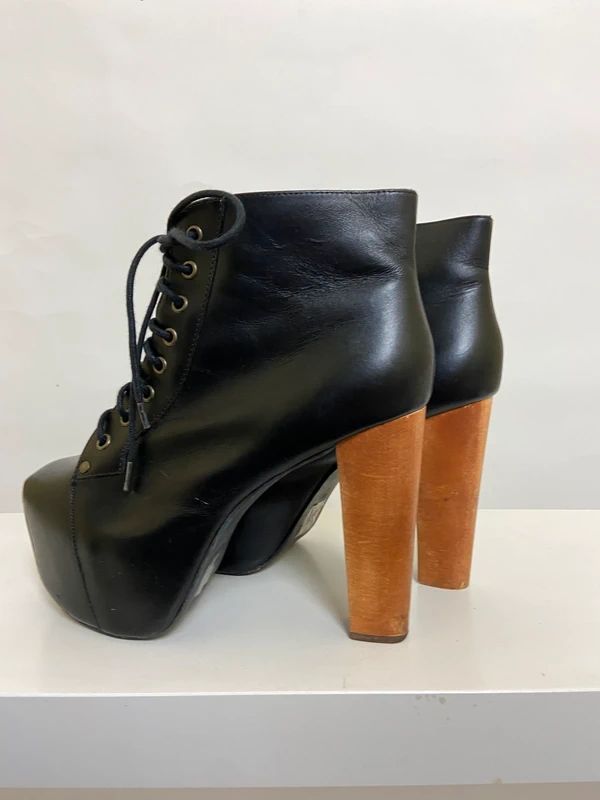 Boho Lace Up Boots - Jeffrey Campbell Boots Size 7 - Funky Cat