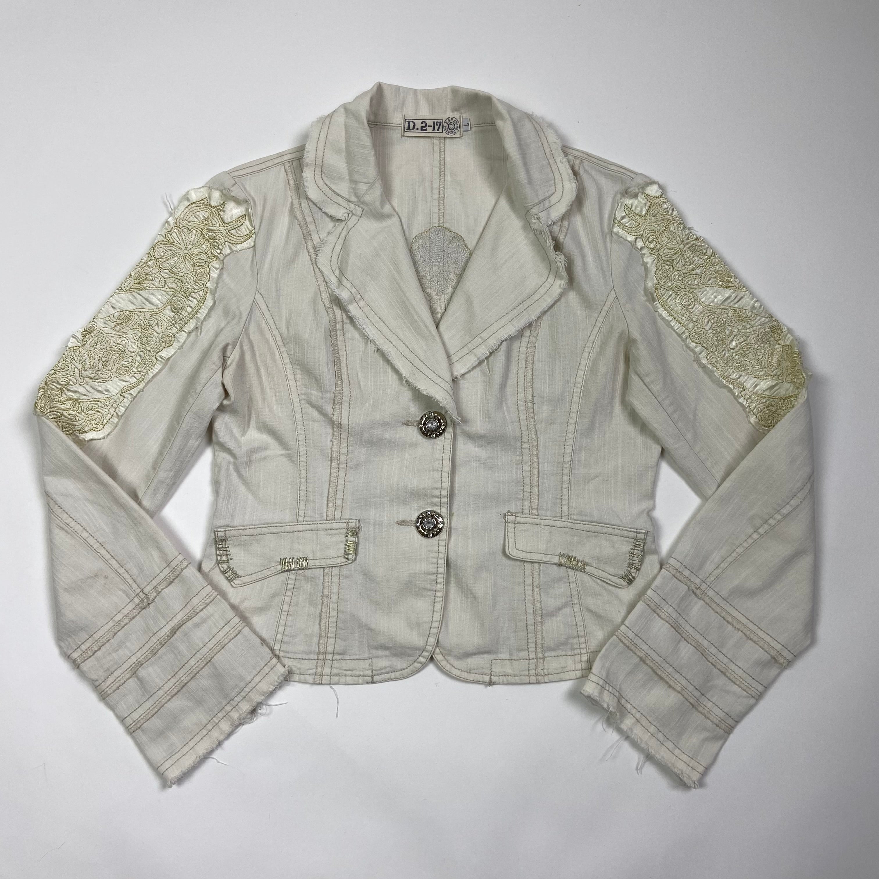 00s Embellished Blazer - Size L - Funky Cat