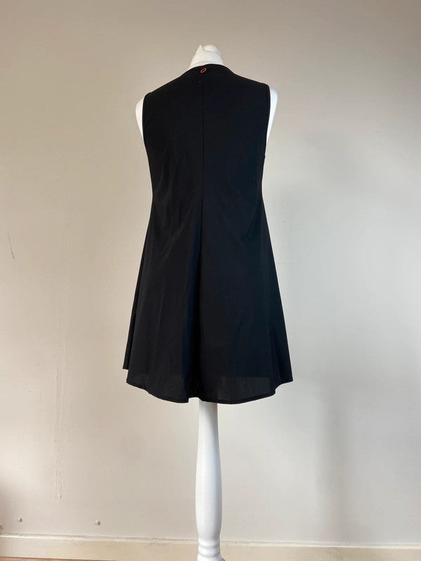 Parisian Cut Out Mini Dress - Size M - Funky Cat