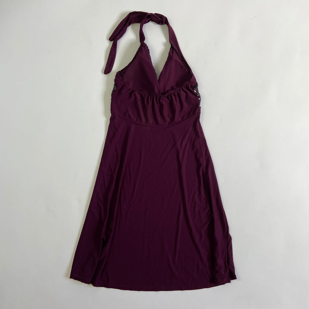 00s Sequin Halter Dress - Size XS/S - Funky Cat