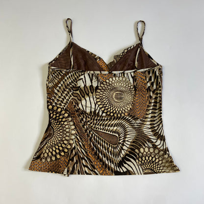 00s Ruffled Cami Top - Size L