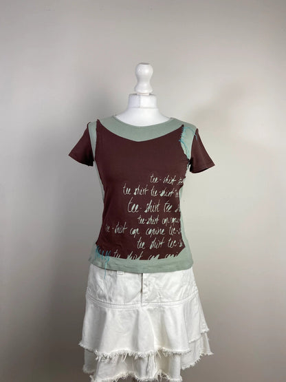 Cop Copine Patchwork T-Shirt - Size M