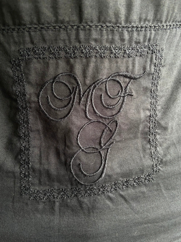 Marithé Francois Girbaud Embroidered Vest - Size S - Funky Cat