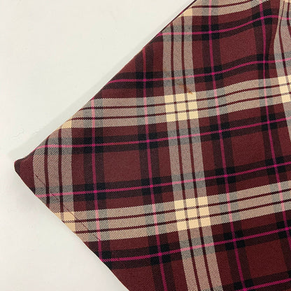 90s Plaid Mini Skirt - Size 6