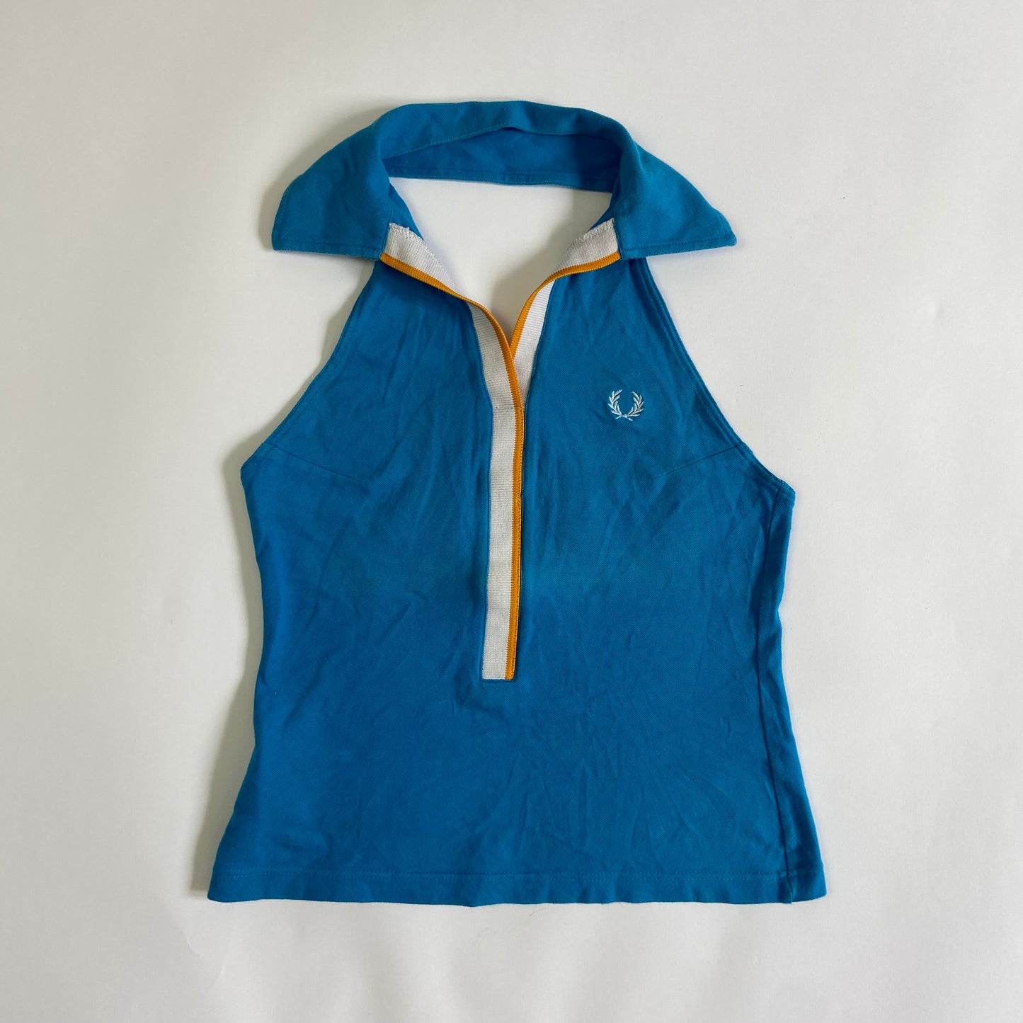 00s Fred Perry Halterneck top - Size S