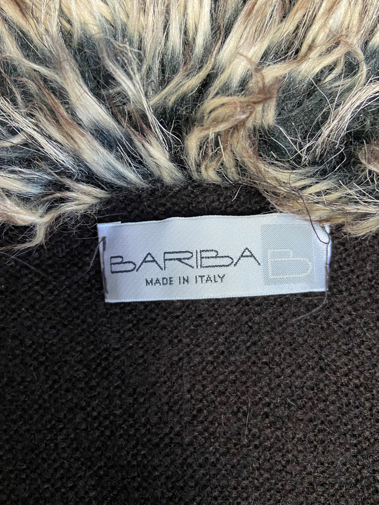 Vintage 00s Fur Trim Tie Cardigan - Size S/M - Funky Cat