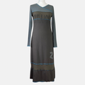 Cop Copine Graphic Long Sleeve Dress - Size L/XL - Funky Cat