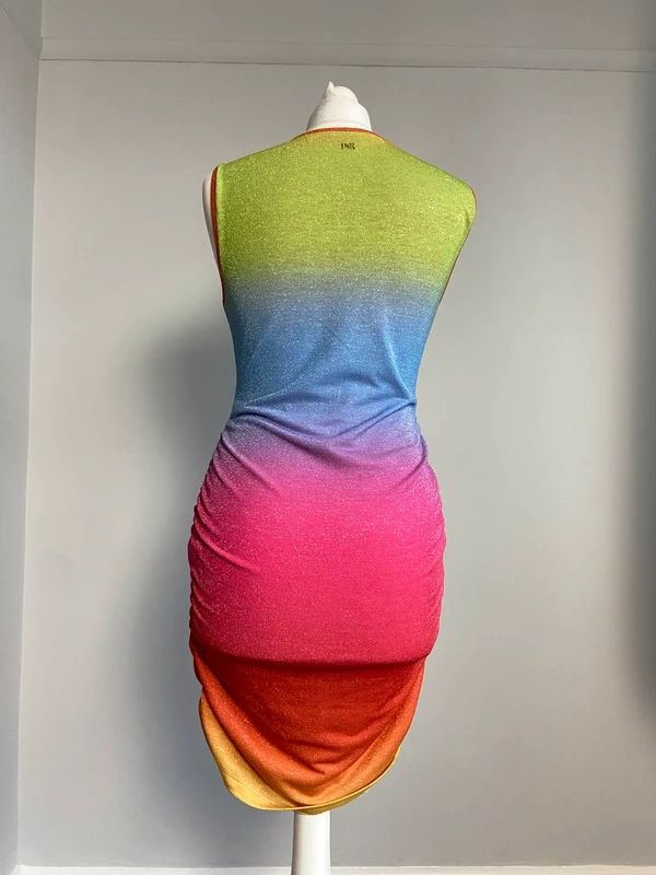 Vintage 00s Cutout Ruched Dress - Size M - Funky Cat