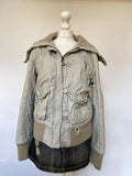 Vintage 00s Bomber Jacket - Size L - Funky Cat