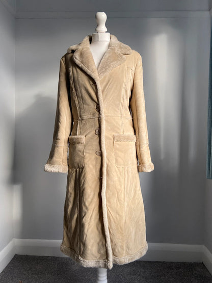 Vintage 00s Afghan Coat - Size M/L - Funky Cat