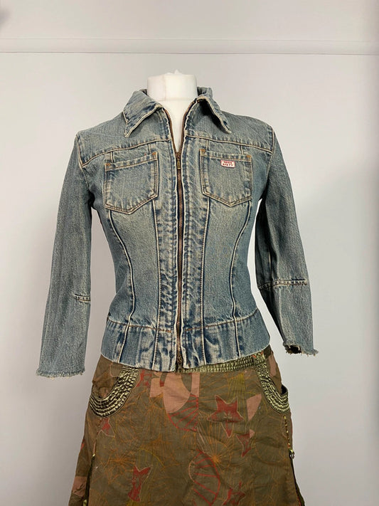 Vintage 00s Miss Sixty Denim Jacket - Size XS/S