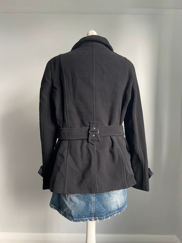 Vintage 00s Peacoat Jacket - Size L - Funky Cat