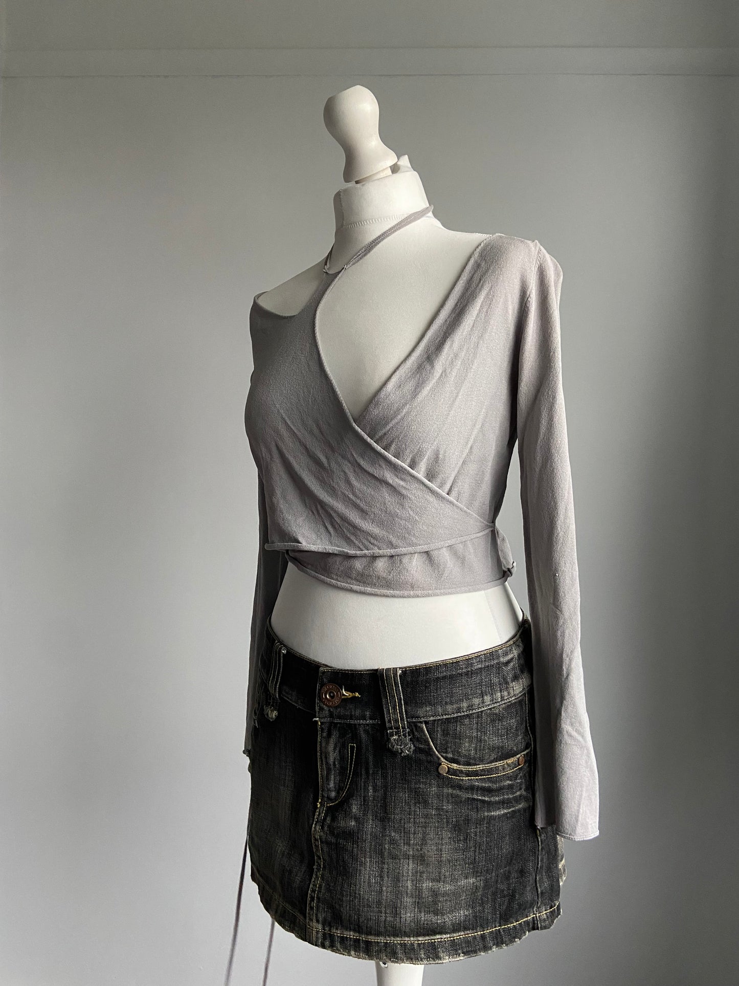 Sarah Pacini Avant Garde Wrap Top - One size