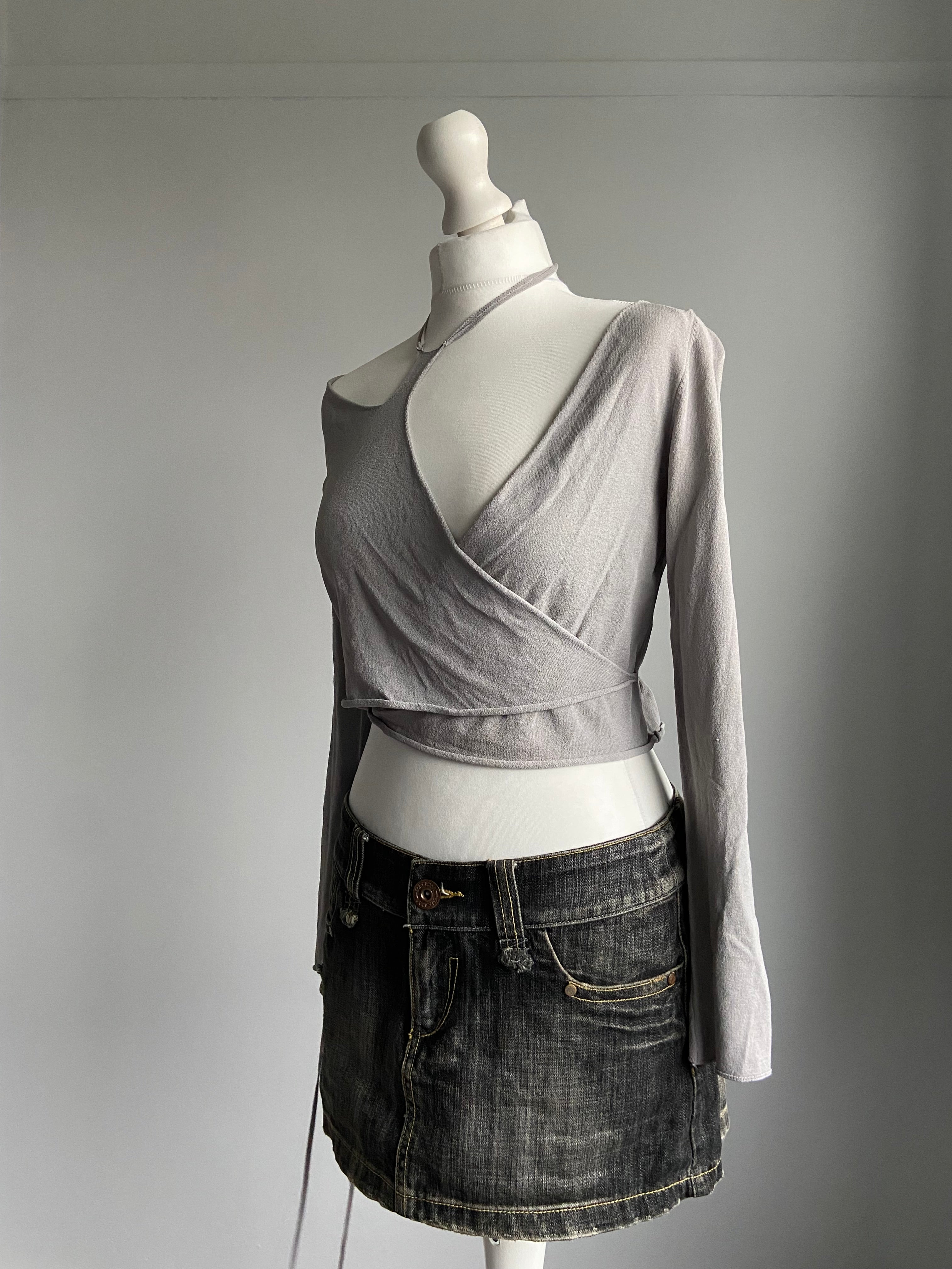 Sarah Pacini Avant Garde Wrap Top - One size - Funky Cat