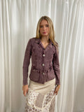 Vintage 00s Italian Designer Button Up Jacket - Size XS/S