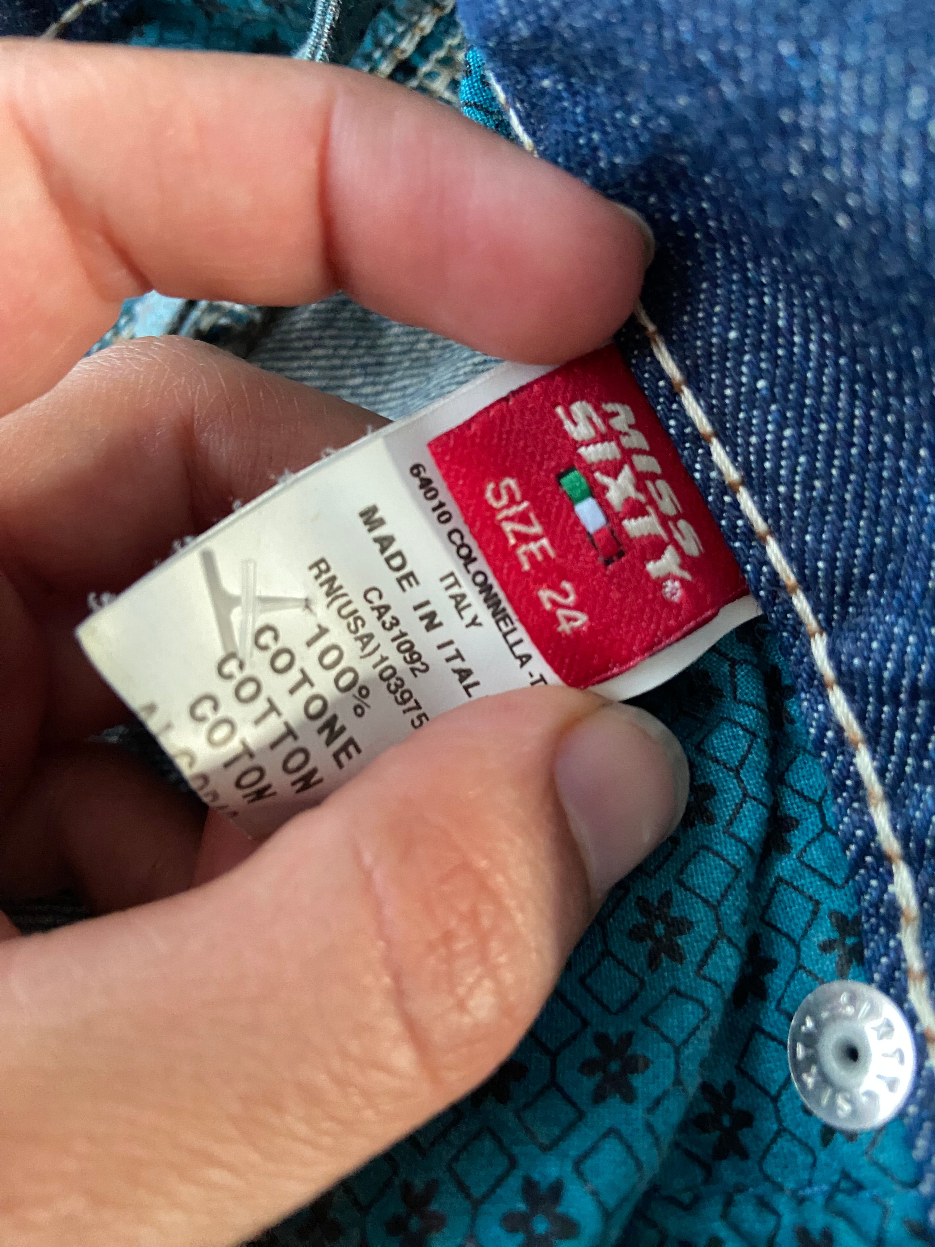 Miss Sixty Bootcut Jeans With Stars - Size UK 6