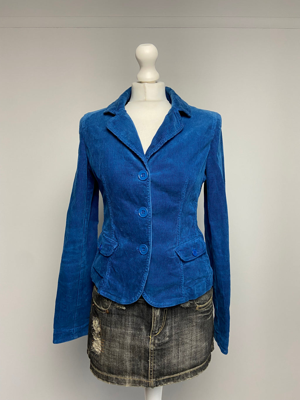 Armani Cord Blazer Jacket - Size S - Funky Cat