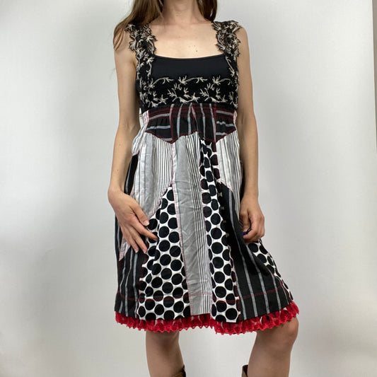 Save The Queen Polka Dot Dress - Size XS