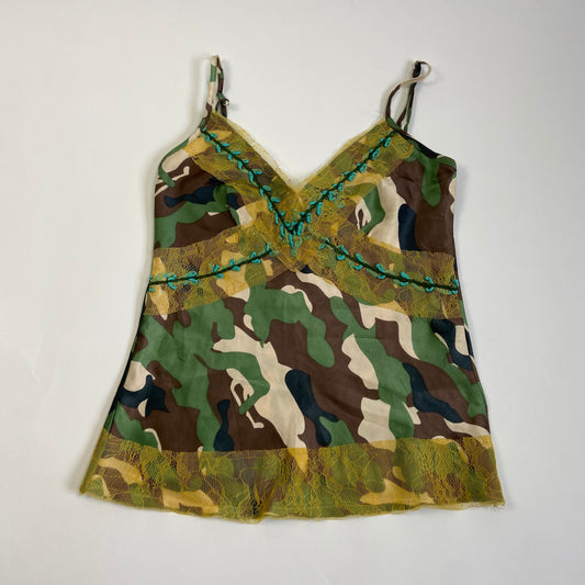 00s Morgan Camo Print Cami - Size M/L