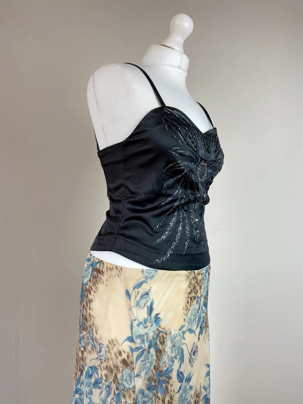 90s Rhinestone Embellished Cami - Size XS/S