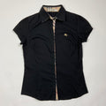 Burberry Short Sleeve Shirt - Size S/M - Funky Cat