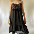 Cop Copine Asymmetric Lace Up Dress - Size L - Funky Cat