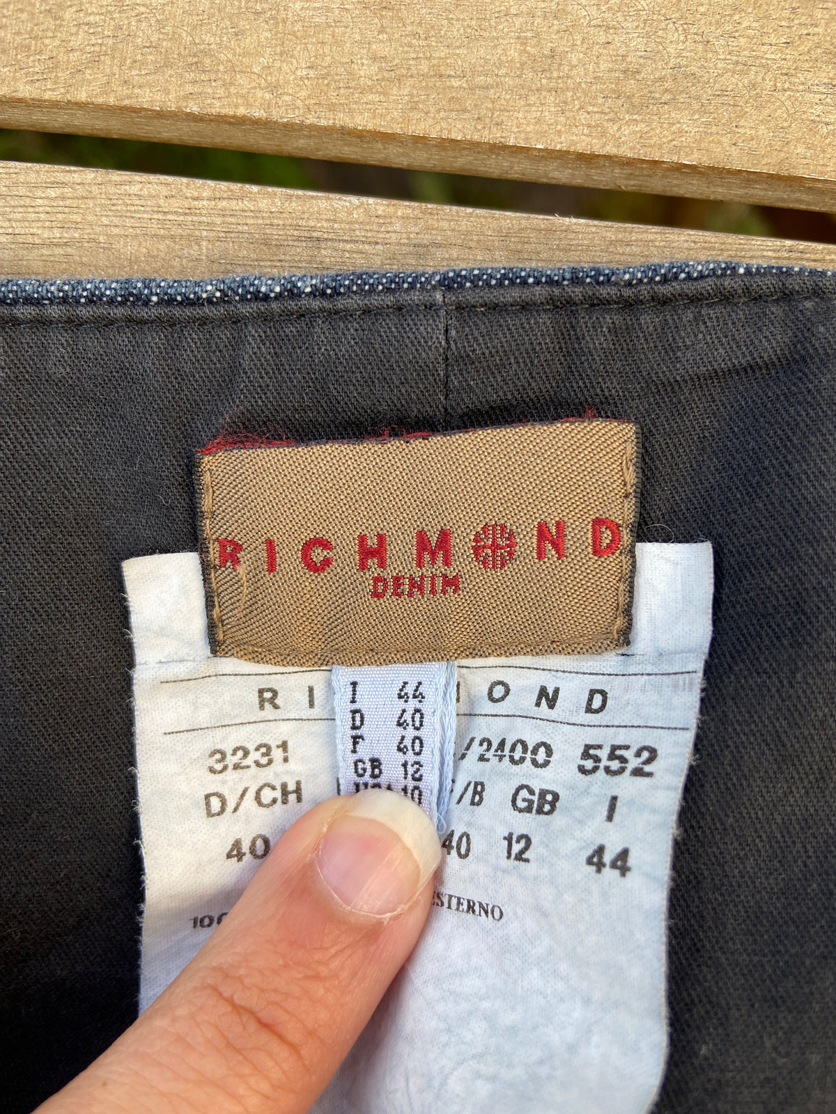 Vintage 00s Pleated Denim Mini Skirt - Size UK 10 - Funky Cat