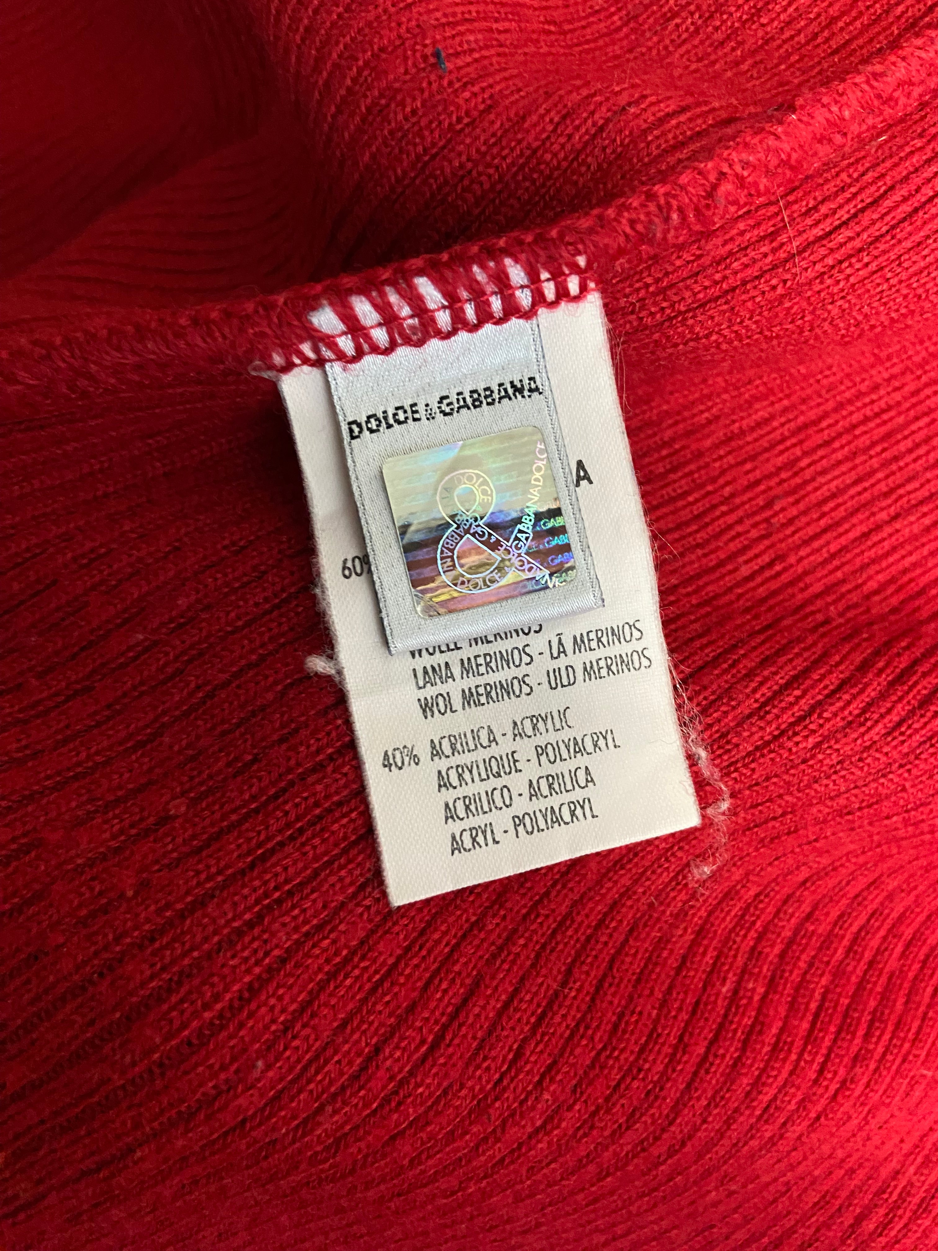 D&G Zip Up Jumper - Size S - Funky Cat