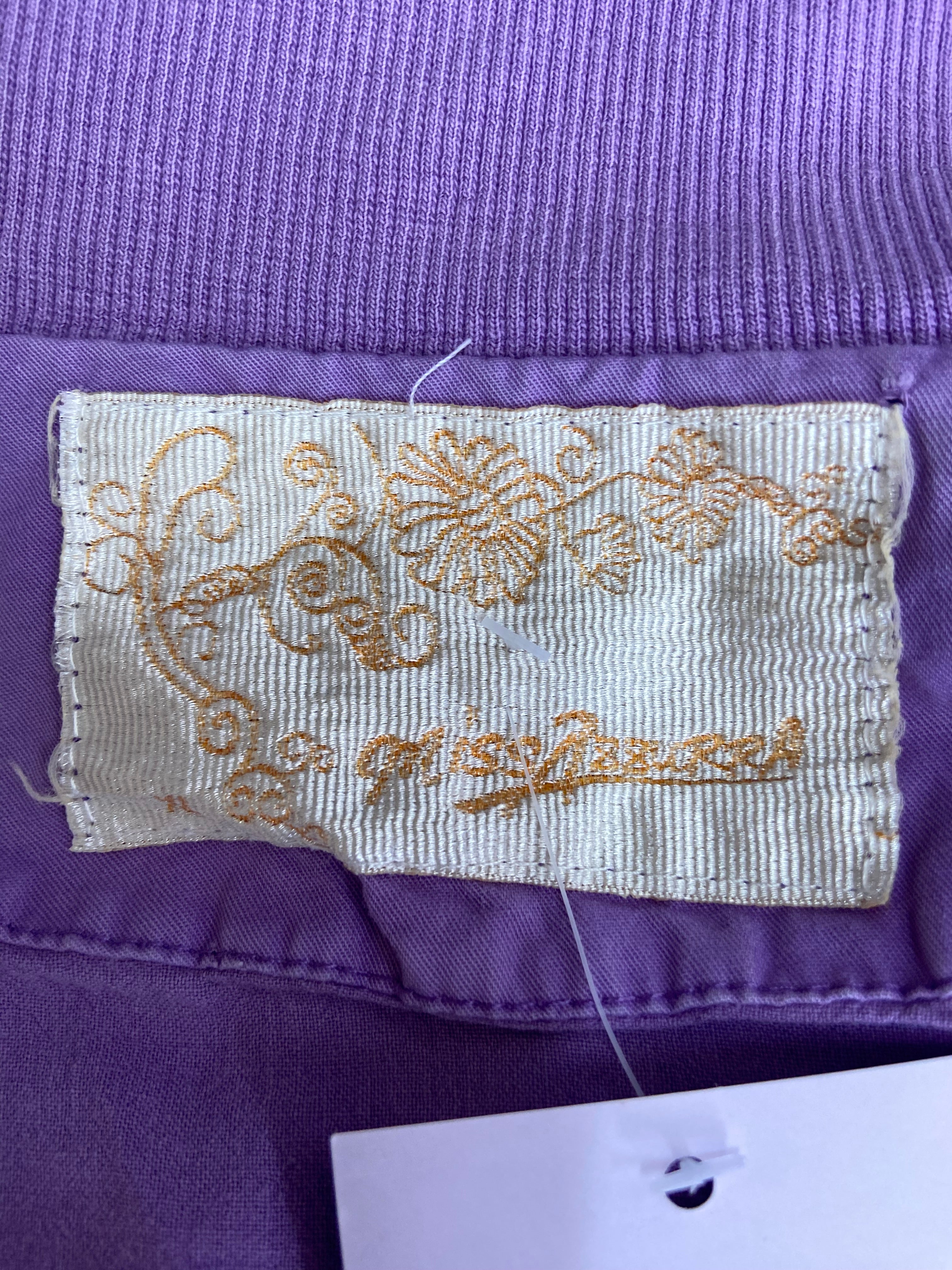 Vintage 00s Purple Zip Up Jacket - Size S