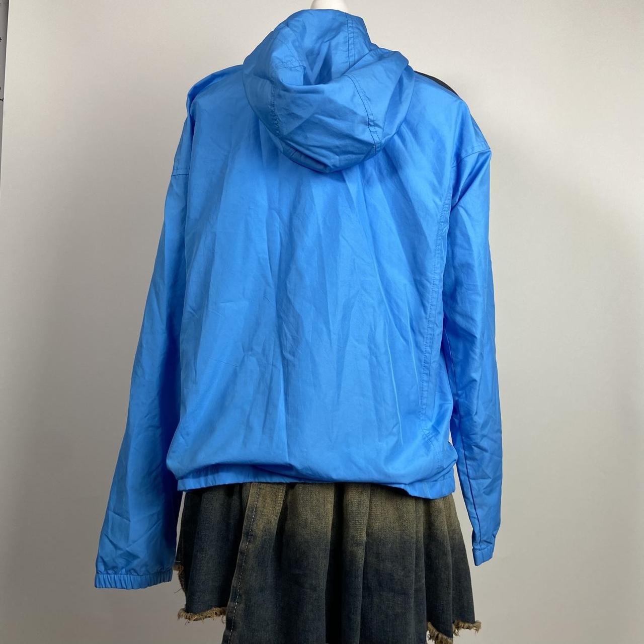 Blue Adidas Windbreaker Jacket - Size L