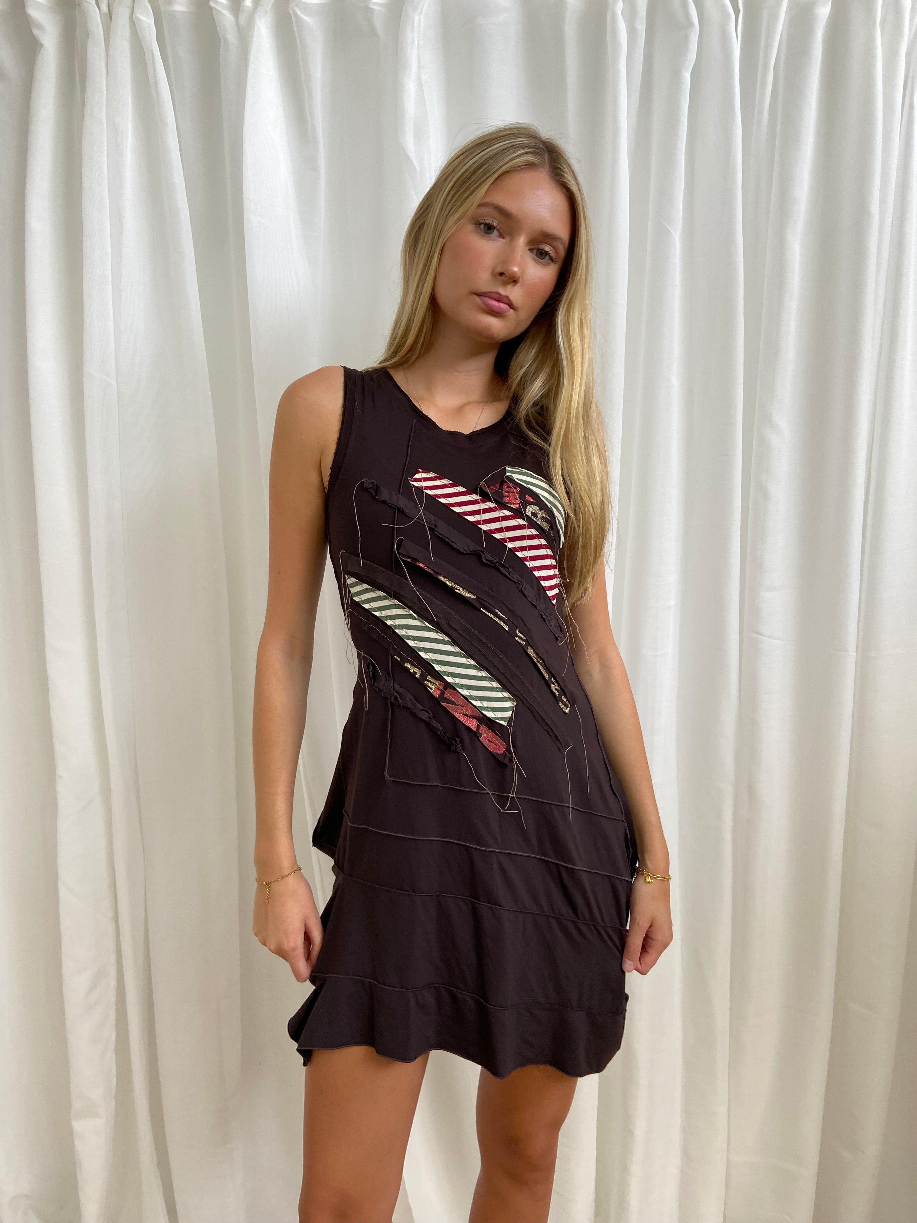 Marithé Francois Girbaud Asymmetrical Dress - Size S
