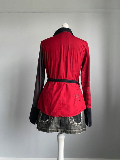 Cop Copine Wrap Shirt - Size S