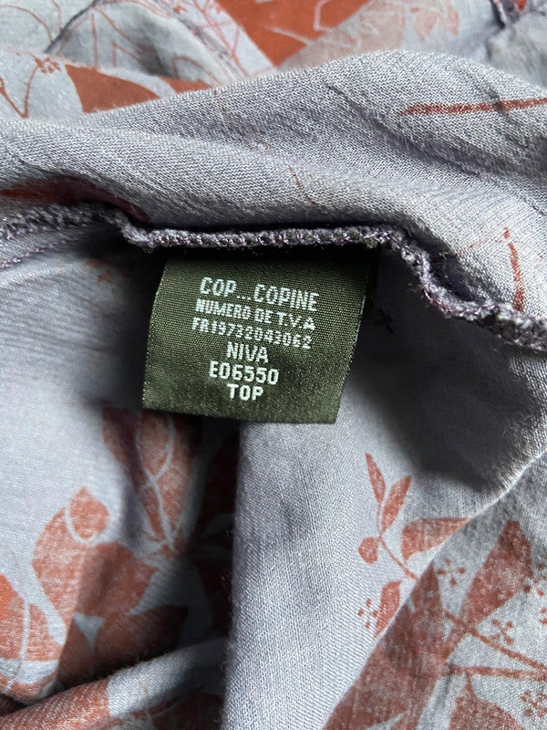 Cop Copine Floral Cup Sleeve Top - Size M - Funky Cat