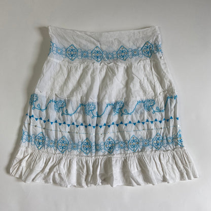 00s Embroidered Prairie Skirt - Size M/L