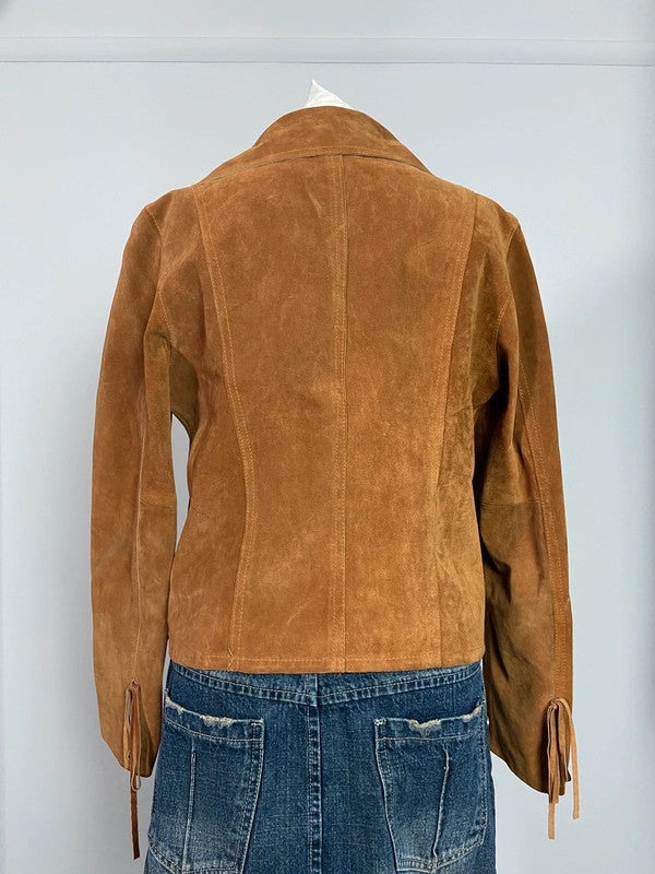 Vintage Suede Jacket - Size M/L - Funky Cat
