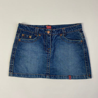 00s Denim Mini Skirt - Size S