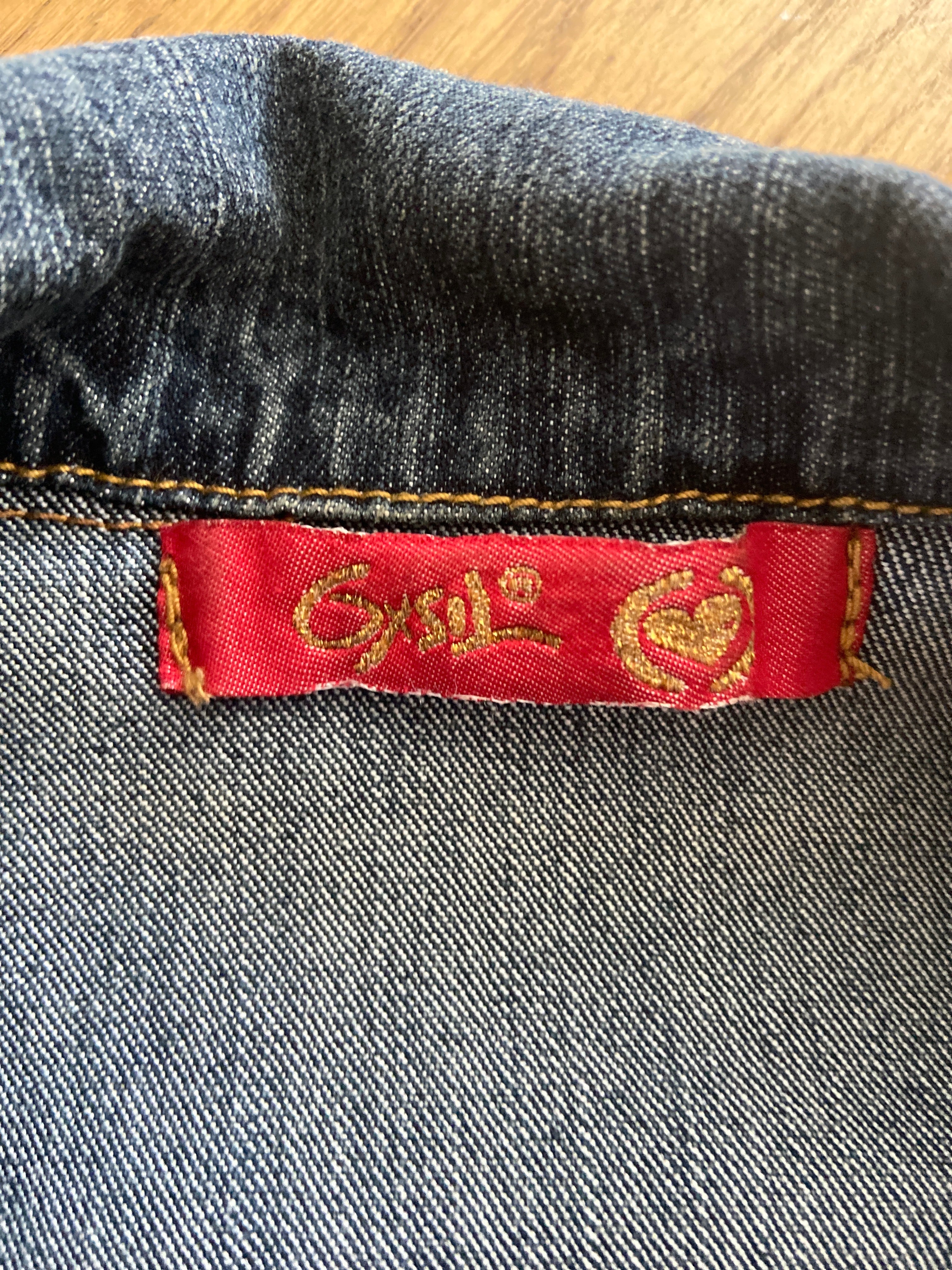 Vintage 00s Zip Up Denim Jacket - Size XS