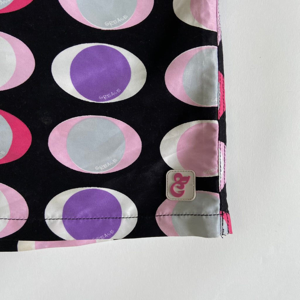 00s Polka Dot Mini Skirt - Size M/L - Funky Cat