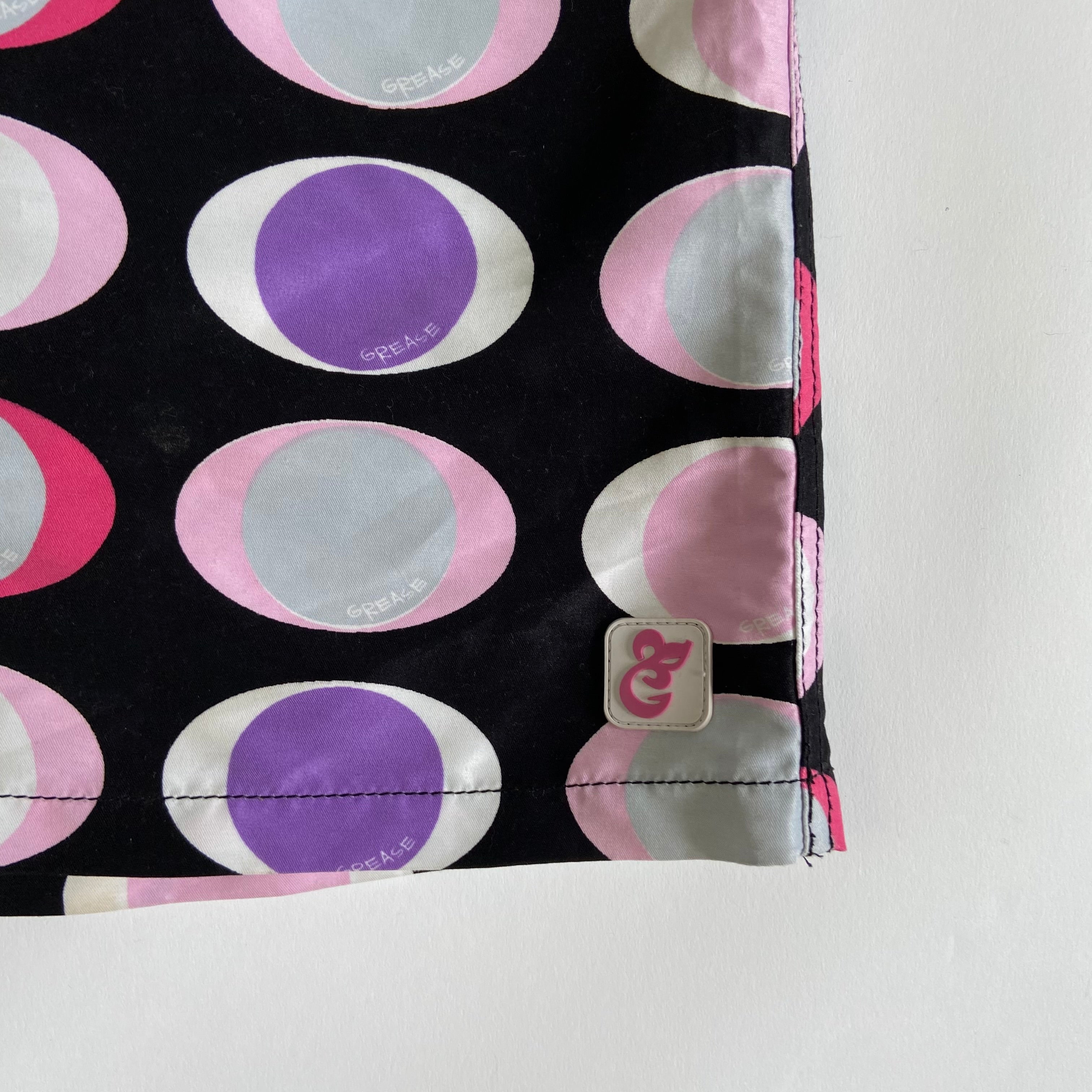 00s Polka Dot Mini Skirt - Size M/L - Funky Cat