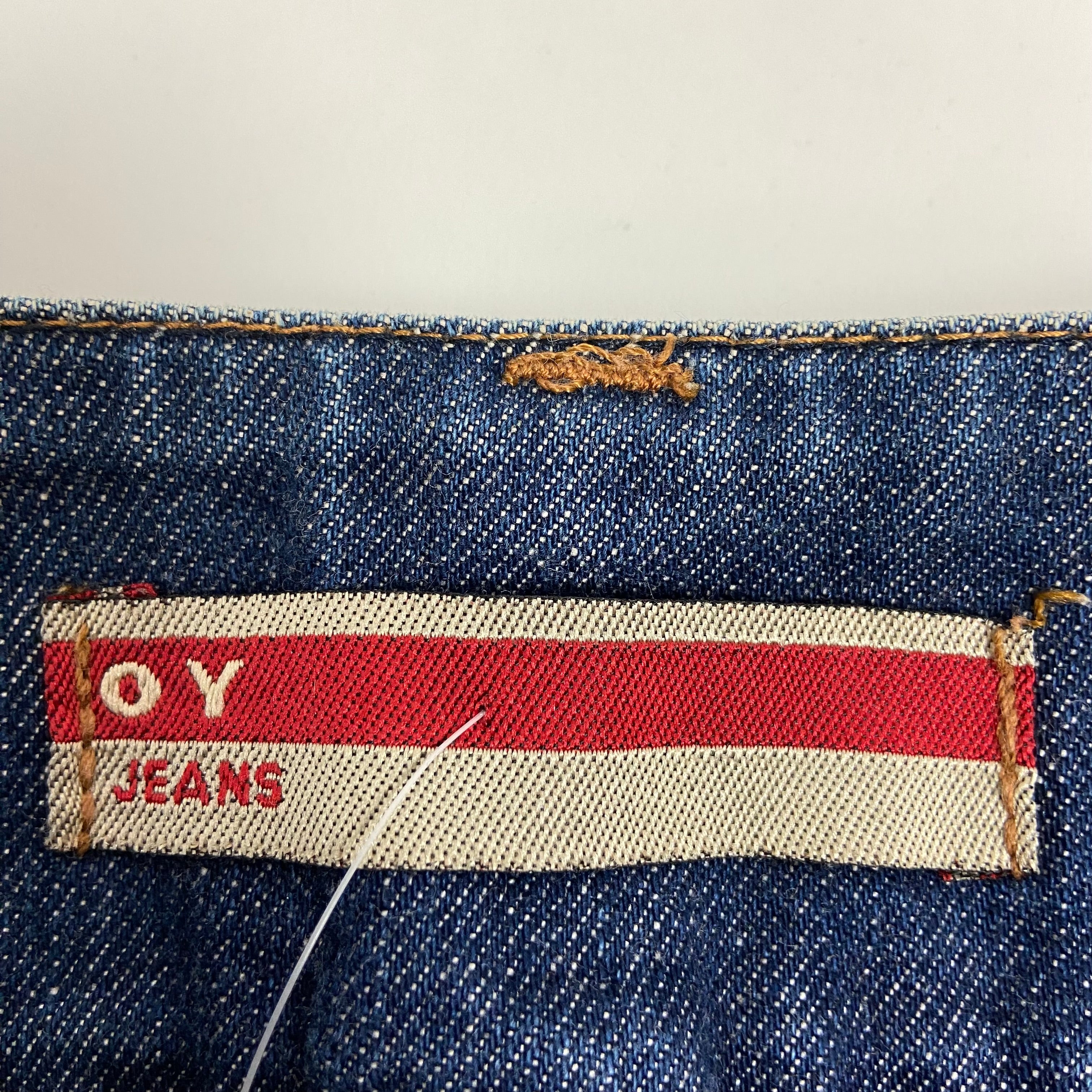 00s Low Rise Denim Mini Skirt - Size L - Funky Cat