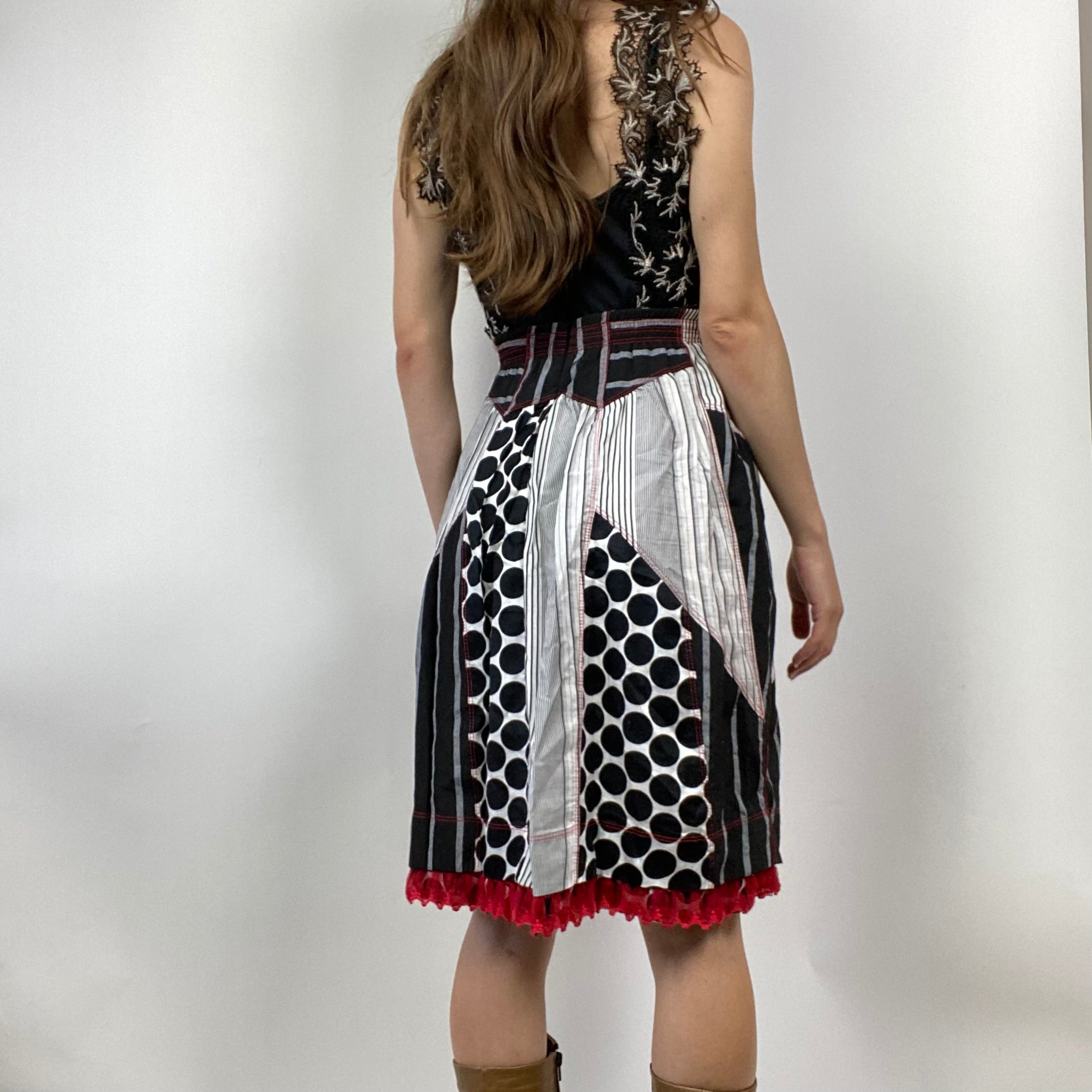 Save The Queen Polka Dot Dress - Size XS - Funky Cat