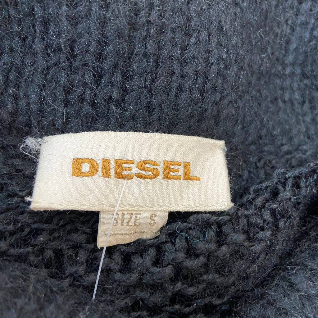 Diesel Roll Neck Jumper - Size S/M - Funky Cat