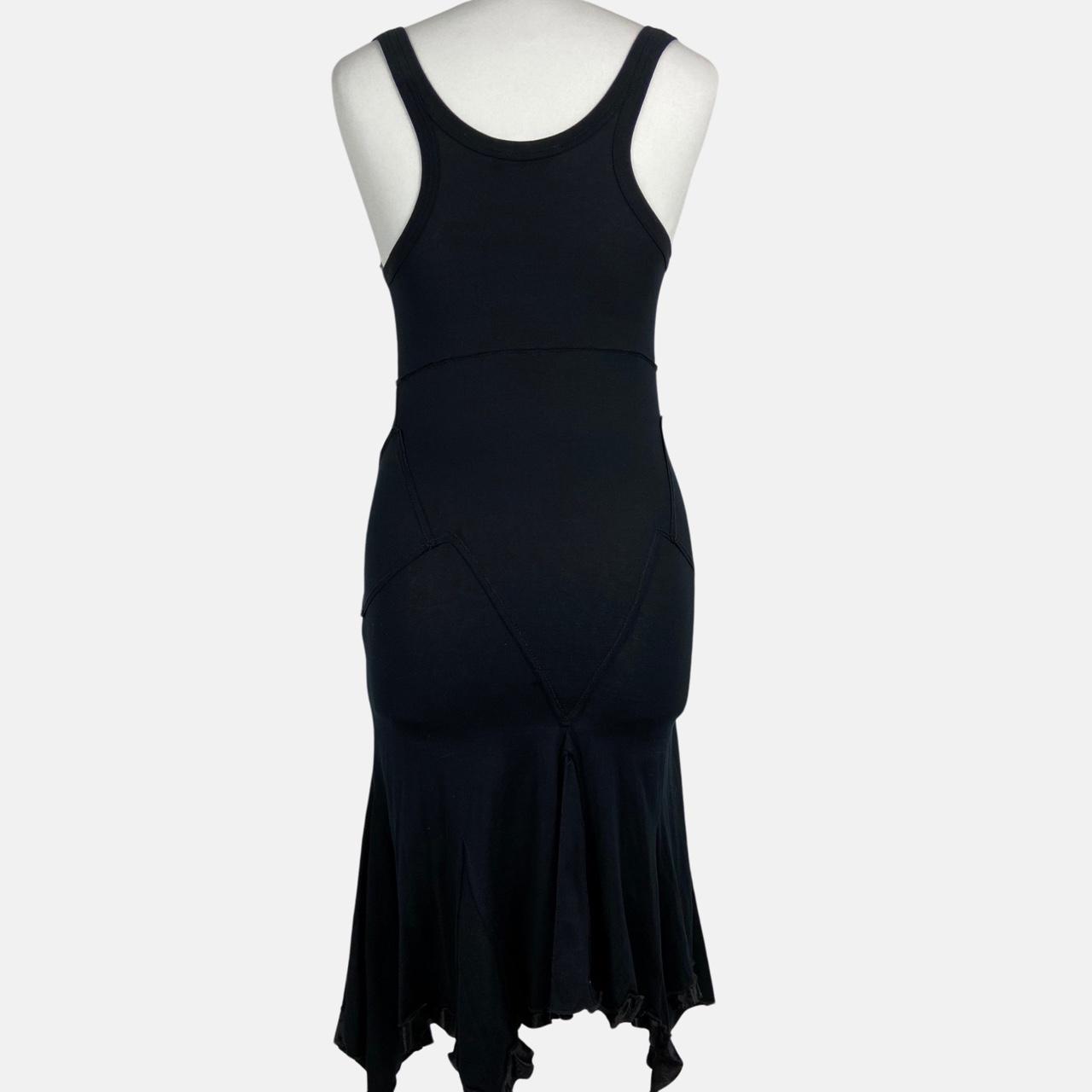 Marithé + François Girbaud Archival Asymmetric Ruffled Dress - Size S