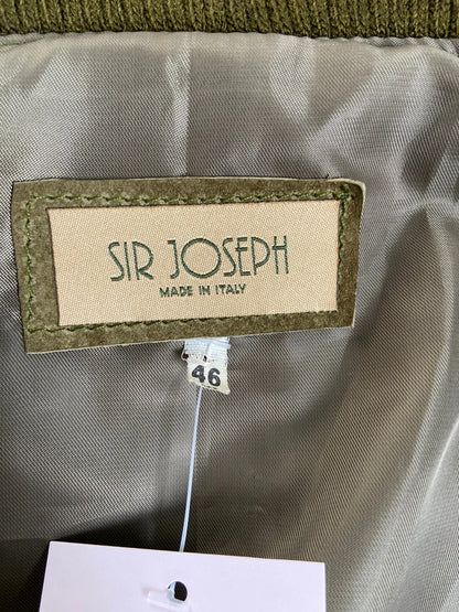 Vintage 00s Suede Bomber Jacket - Size L/XL - Funky Cat