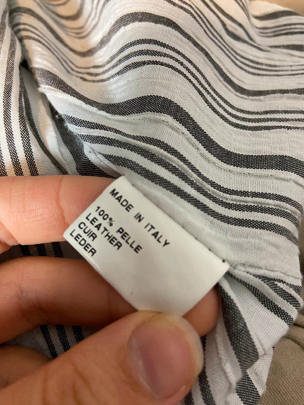 Vintage Deconstructed Leather Jacket - Size S