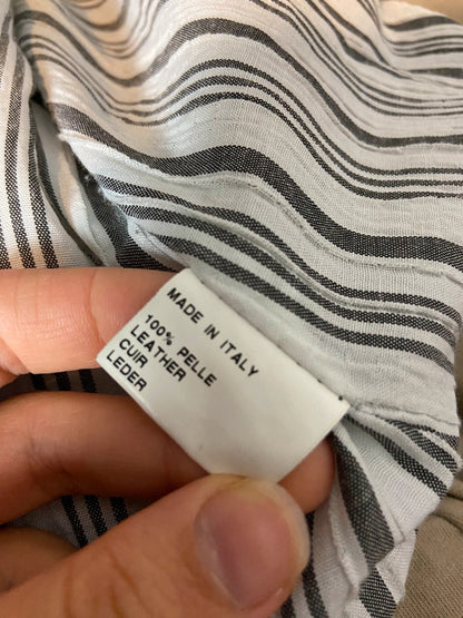 Vintage Deconstructed Leather Jacket - Size S