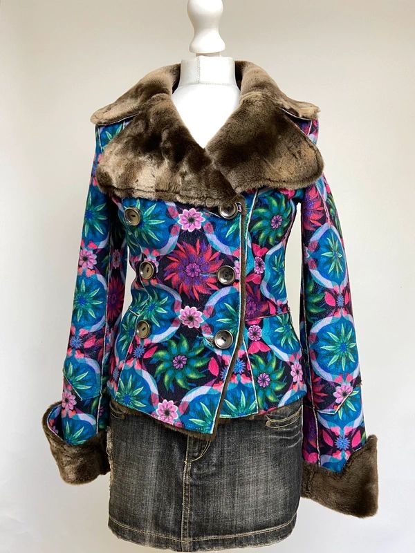 Vintage Custo Barcelona Afghan Jacket - Size S