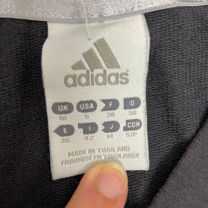 Adidas Grey Hoodie With Ruched Detailing - Size S