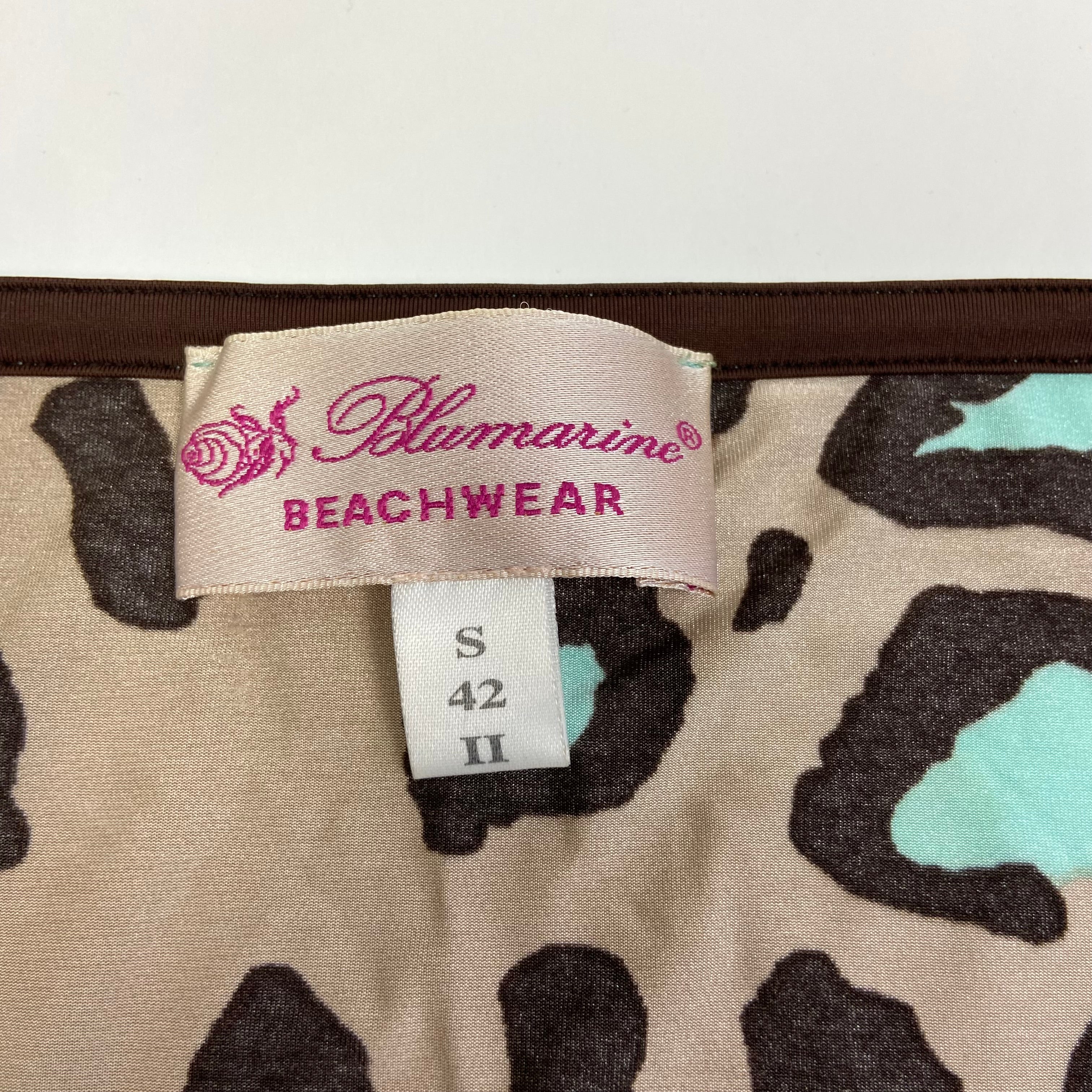 Bluemarine Leopard Print Halterneck Top - Size S - Funky Cat