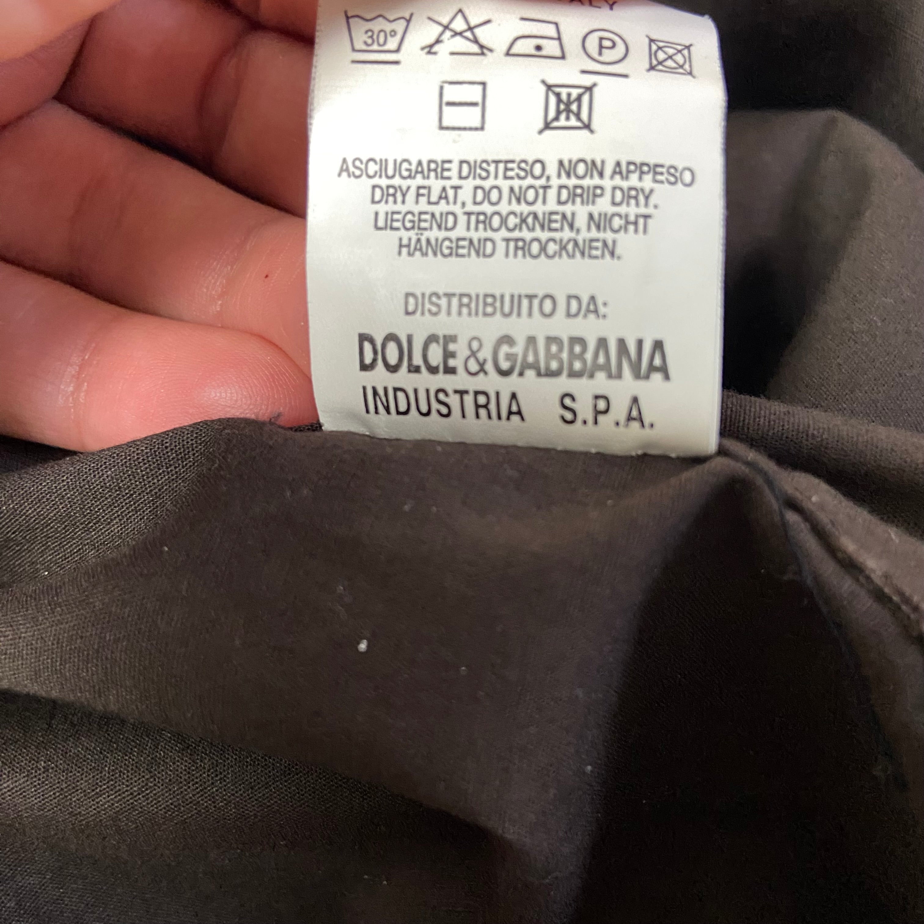 Dolce & Gabbana Men’s Graphic Shirt - Size L - Funky Cat